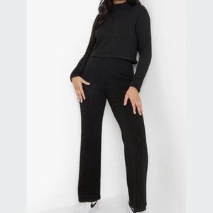 Boohoo Women's Petite Seam Detail Flare Co-ord Set -4P